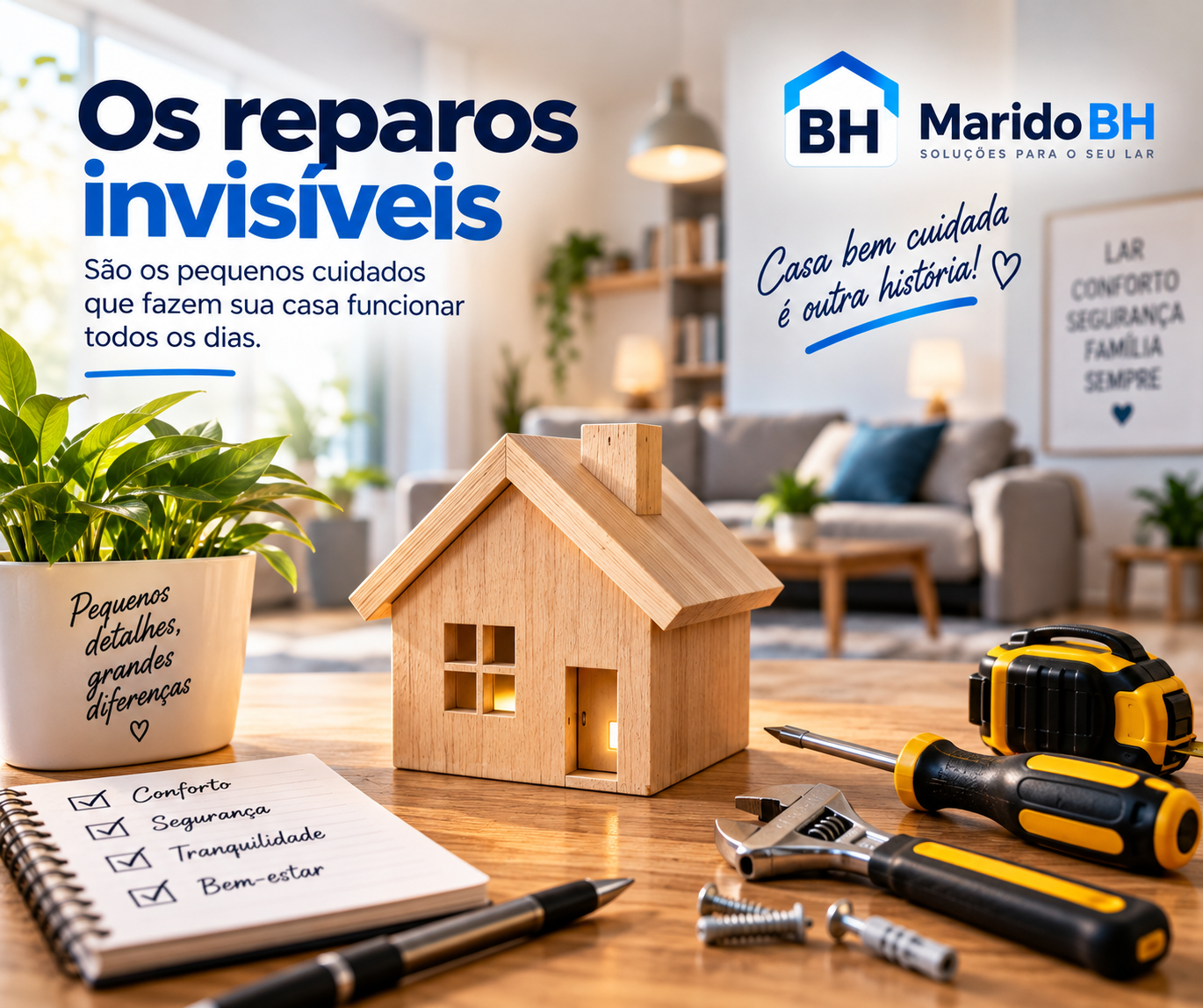 Os reparos invisíveis: aquilo que ninguém percebe quando está funcionando bem